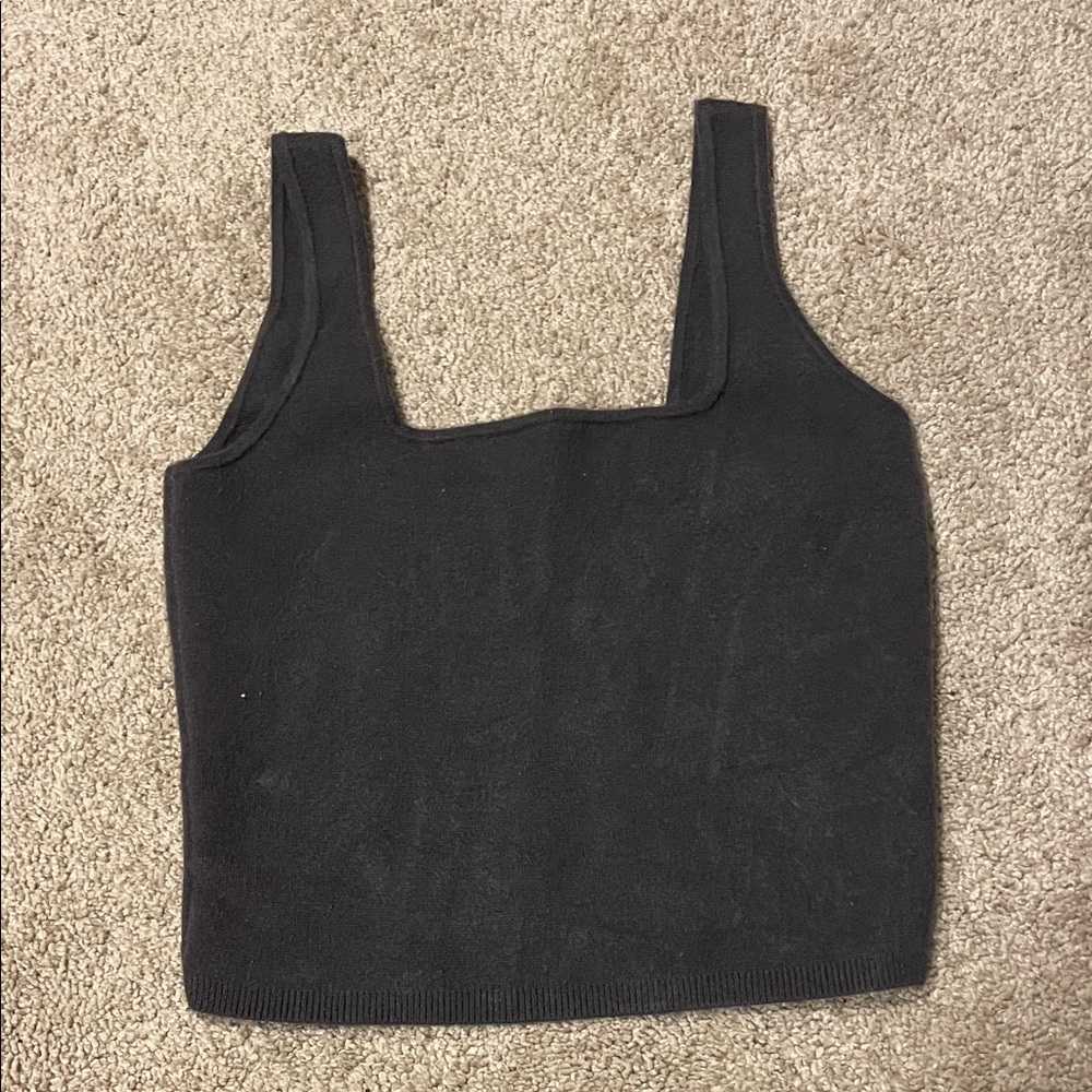 Abercrombie & Fitch Charcoal Knit Sweater